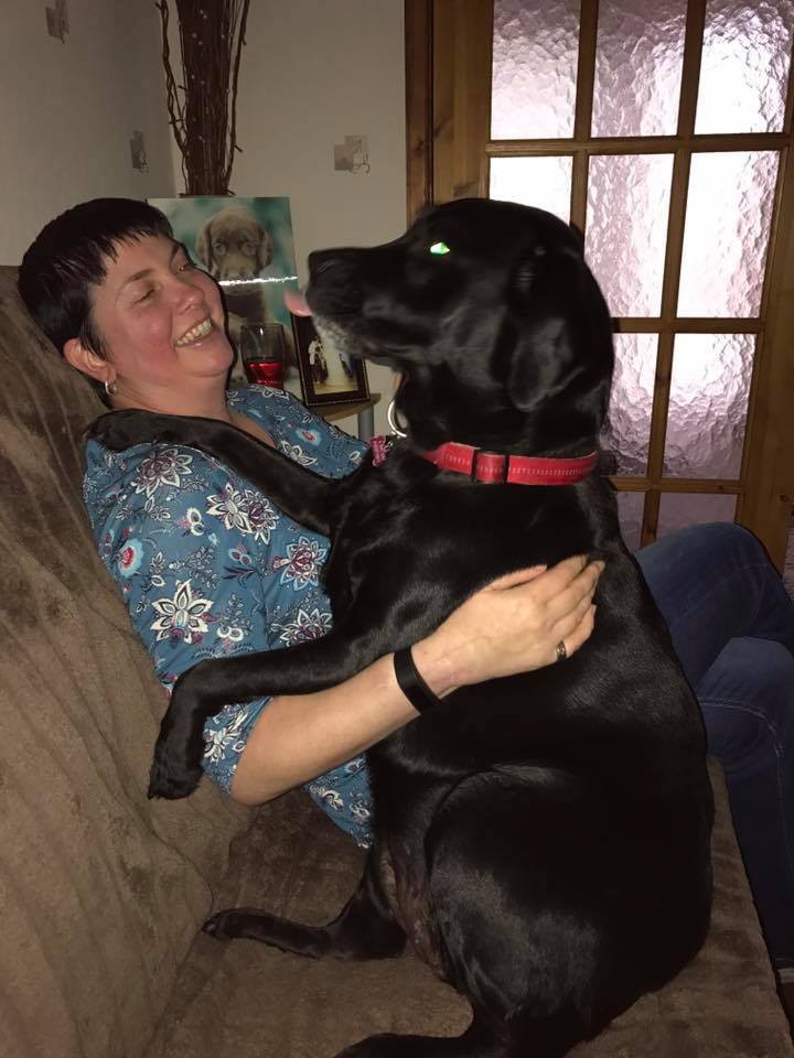 Holly with mum