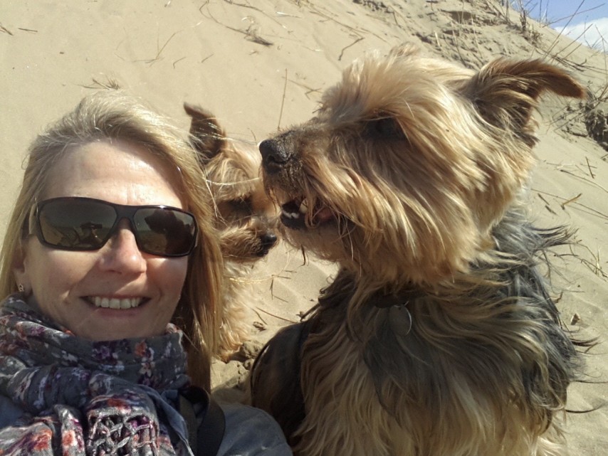Louie with his mum